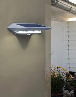Lutec Solar wandlampGhost Solar zilvergrijs - 6901401337 - thumbnail
