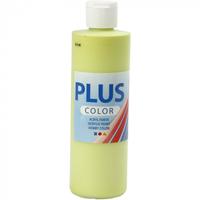 Plus Color acrylverf, lime groen, 250 ml/ 1 fles - thumbnail