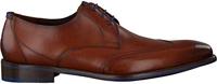 Floris van Bommel leren veterschoenen cognac - thumbnail