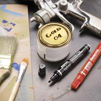 Permanente markeerstift Pentel N50-BE Groen 12 Onderdelen - thumbnail