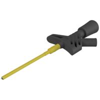 SKS Hirschmann KLEPS 1600 sw Veiligheids-krokodilklem Steekaansluiting 2 mm CAT II Zwart - thumbnail