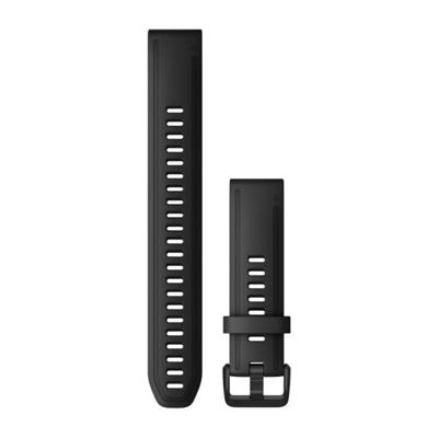 Garmin Siliconen Bandje Zwart L 20mm