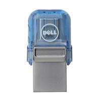 DELL AB135396 USB flash drive 128 GB USB Type-A / USB Type-C 3.2 Gen 1 (3.1 Gen 1) Blauw, Zilver - thumbnail