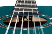 Ortega Family Series R121-3/4OC 3/4-Size Guitar Ocean Blue klassieke gitaar met gigbag - thumbnail