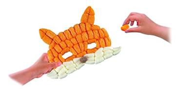 Playmais maskers versieren, 6st. (>500 stukjes)