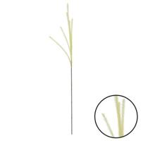 Countryfield kunsttak met 6 pluimen geel 112 cm | 24 stuks - thumbnail