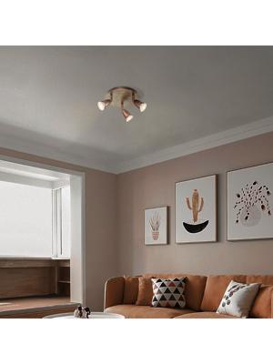 Light depot - LED opbouwspot Curl 3 lichts Ø 22 cm - brons - Outlet Light depot - LED opbouwspot Curl 3 lichts Ø 22 cm - brons - Outlet