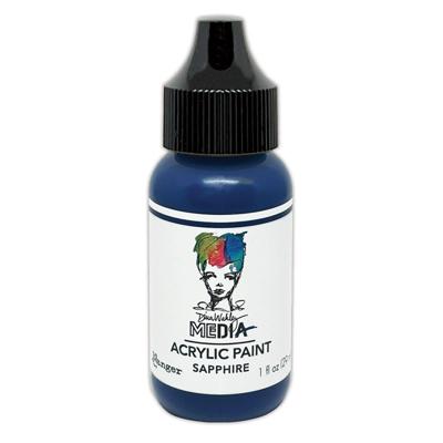 Ranger Ink Ranger • dina wakley media heavy body acrylic paints bottled paints sapphire