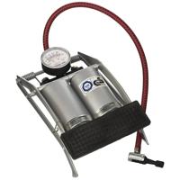 Voetpomp met dubbele cilinder en manometer Velleman - Velleman - thumbnail