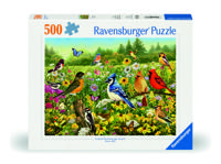 Ravensburger puzzel vogels in de wei - 500 stukjes - thumbnail