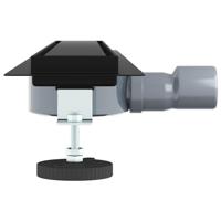 Doucheafvoer 2-in-1 met 360 Sifon Zwart 70 cm - thumbnail