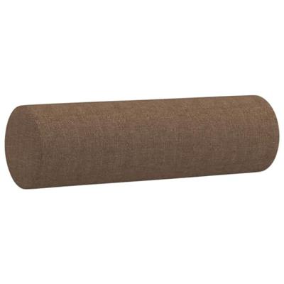 2-delige Loungeset met kussens stof bruin