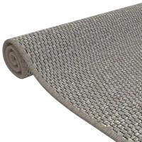 VidaXL Tapijtloper 80x150 cm sisal-look zilverkleurig - thumbnail