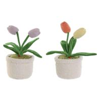 Deurhouder Home ESPRIT 14 x 14 x 30 cm (2 Stuks) - thumbnail