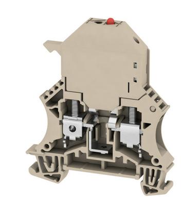 Weidmüller 1119870000 Zekering-serieklem Schroeven Donkerbeige 50 stuk(s)