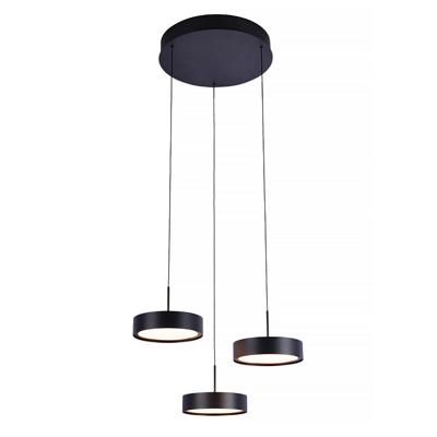 Freelight Hanglamp Alieno 3 lichts Ø 33 cm comfortlift zwart