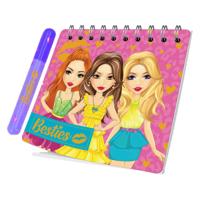Besties mini notitieboek met pen - thumbnail
