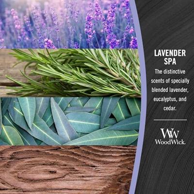 WoodWick ellipse candle lavender spa