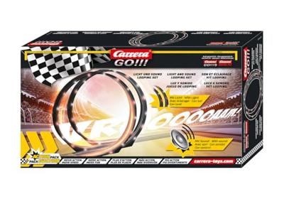 Carrera Go!!! en Carrera Digital 143 Loopingset met Licht en Geluid 11-delig