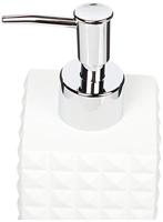 MSV Zeeppompje|dispenser - Kubik - kunststeen - wit- 7 x 17 cm - thumbnail