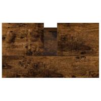 Badkamerkast 58x33x60 cm bewerkt hout hoogglans wit - thumbnail
