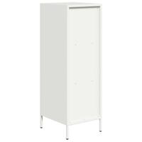 Hoge kast 35x39x103,5 cm staal wit - thumbnail