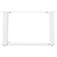 Salontafelpoten 2 st U-vormig 50x(30-31) cm staal wit - thumbnail