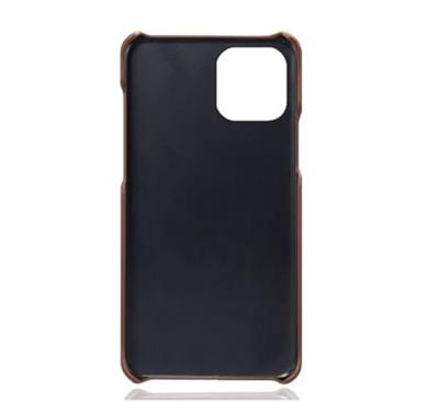 Casecentive Leren Back case iPhone 13 bruin
