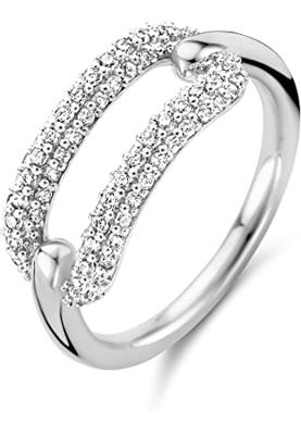 TI SENTO-Milano 12228ZI Ring zilver-zirconia zilverkleurig-wit