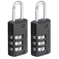 Masterlock 2 Hangsloten, 3 cijfers, 20mm - 646EURT 646EURT - thumbnail