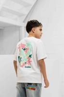 Ballin Amsterdam Abstract Sea Creatures T-Shirt Kids Wit - Maat 140 - Kleur: Wit | Soccerfanshop - thumbnail