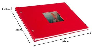 Goldbuch 28890 Fotoalbum (b x h) 39 cm x 31 cm Rood 40 bladzijden - thumbnail