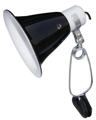 KOMODO BLACK DOME CLAMP LAMP FIXTURE