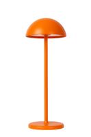 Lucide JOY - Oplaadbare Tafellamp Binnen/Buiten - Accu/Batterij - Ø 12 cm - LED Dimb. - 1x1,5W 3000K - IP54 - Oranje - thumbnail