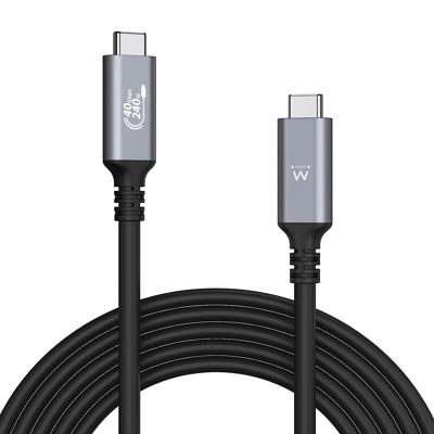 USB-C-kabel Ewent EC1070 Zwart 1 m
