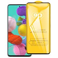 Voor Galaxy A51 9D Full Glue Full Screen Tempered Glass Film - thumbnail