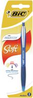 Bic balpen Atlantis Soft 1 mm, blauw, op blister - thumbnail