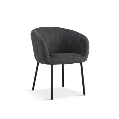 Stoel Pia Donkergrijs - Set van 2