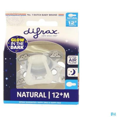 Difrax Fopspeen Natural 12+ Maanden - Sleepy Timo Difrax Fopspeen Natural 12+ Maanden - Sleepy Timo
