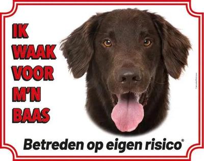 Flatcoated Retriever Waakbord