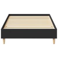 Bedframe zonder matras 90x190 cm spaanplaat zwart - thumbnail