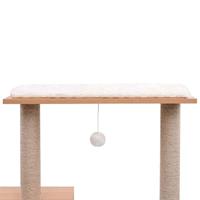 Bussandri Exclusive - Kattenkrabpaal met sisal krabmat 104 cm - thumbnail