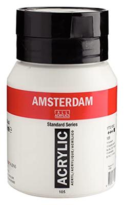 Royal Talens Amsterdam Acrylverf 500 ml - Titaanwit 105