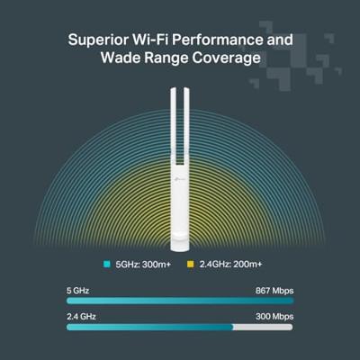TP-LINK Festa F52-Outdoor(EU) Festa F52-Outdoor AC1200 WiFi-accesspoint 1167 MBit/s 2.4 GHz, 5 GHz