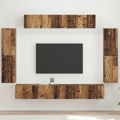 TV-kast 4 pcs Oudhout