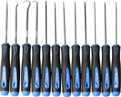 Brilliant Tools BT542080 Haak- en schroevendraaierset, 12-delig