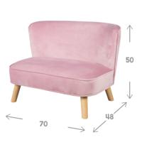 roba Kindersofa (Lichtroze) - thumbnail