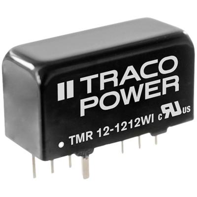 TracoPower TMR 12-1212WI DC/DC-converter 12 V/DC 1.0 A 12 W