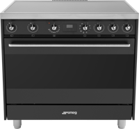 Smeg Symphony C9IMAN9 fornuis Vrijstaand fornuis Zone van inductiekookplaat Antraciet A - thumbnail