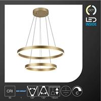 SLV ONE DOUBLE 1005178 LED-hanglamp LED vast ingebouwd 35 W Messing - thumbnail